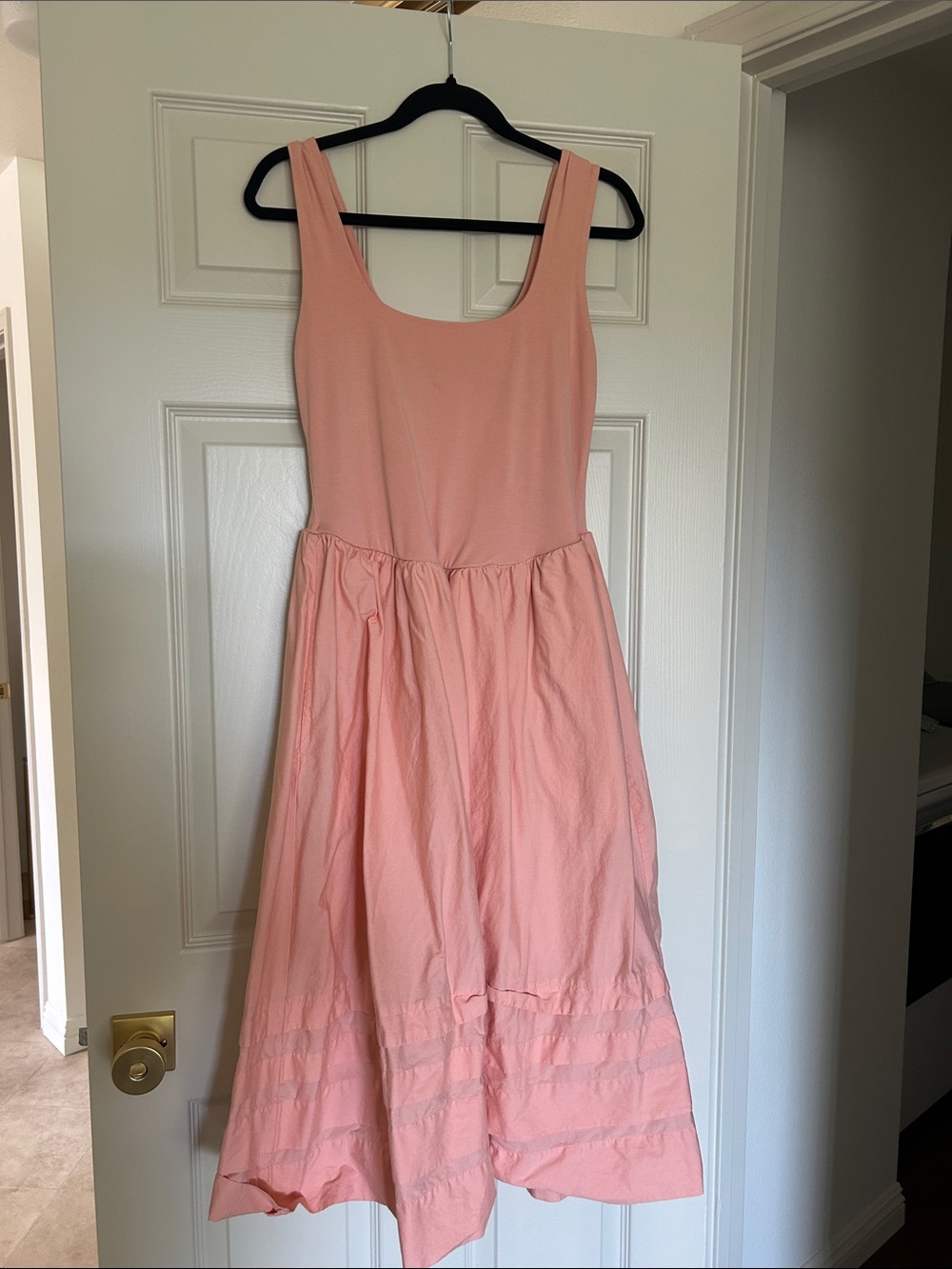 J.Crew Sleeveless Pink Tank Dress